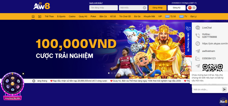 AW8 - Nh&agrave; c&aacute;i uy t&iacute;n, lừng danh tr&ecirc;n thị trường giải tr&iacute;