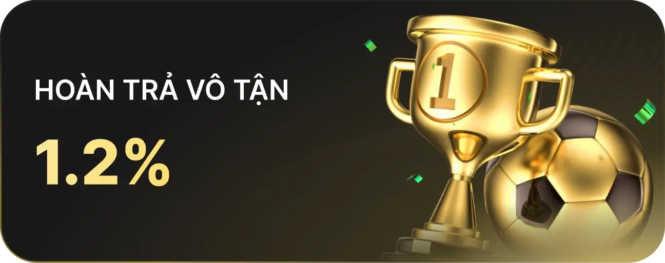 Ho&agrave;n trả 1.2%